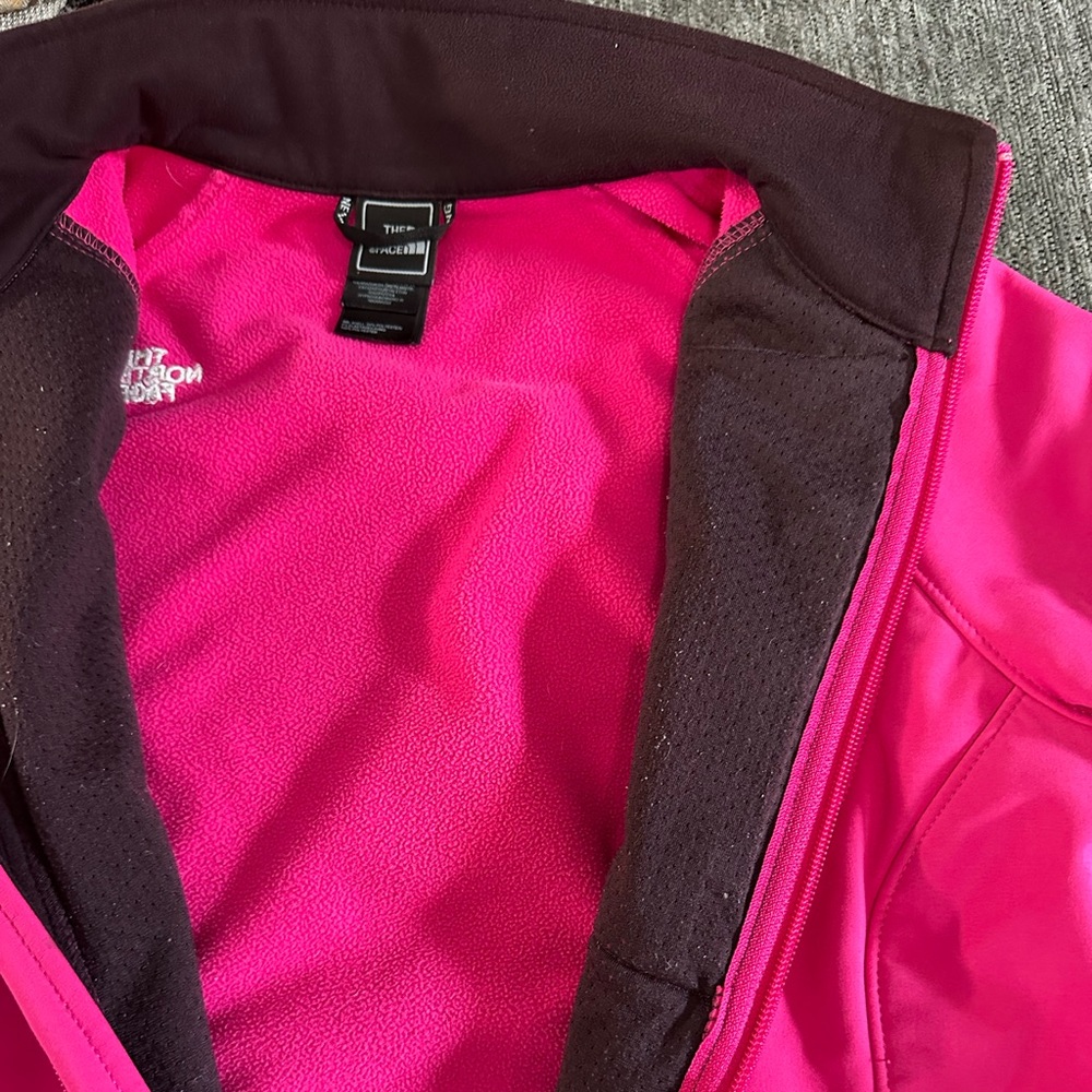 Bright Pink North Face Soft Shell Jacket. Lightly… - image 2
